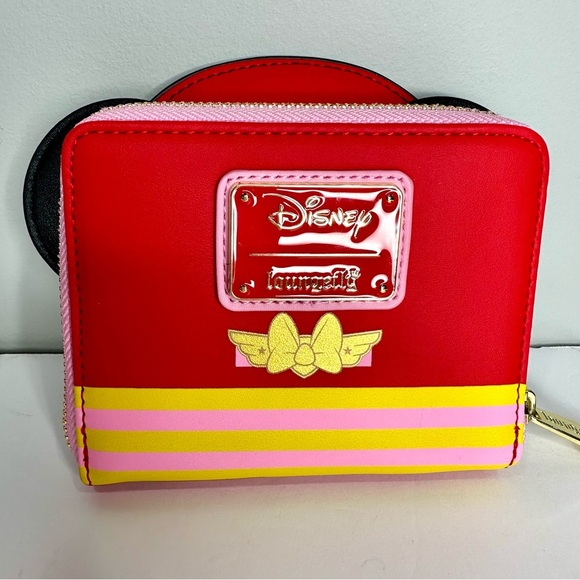 Loungefly Disney Minnie Mouse Pilot Cosplay Wallet - Picture 2 of 4